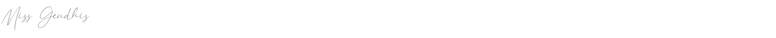 Miss Gendhis font preview